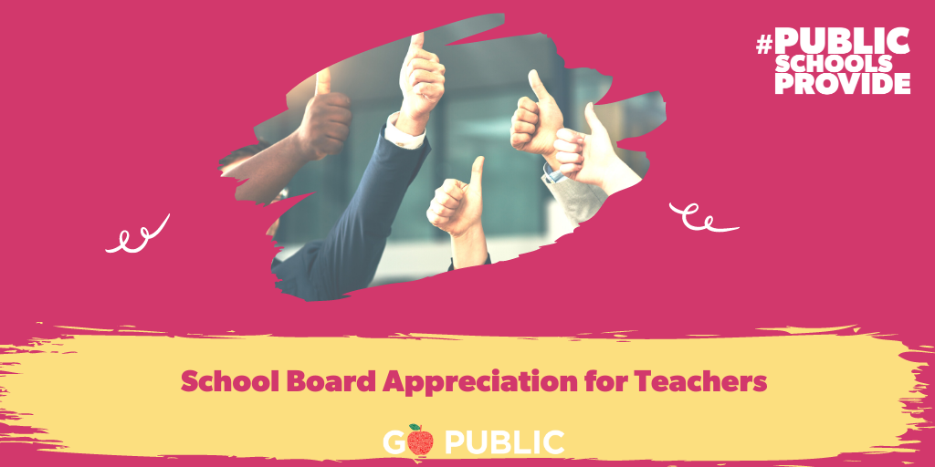 Teacher Appreciation from School Boards