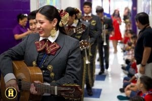 Hispanic Heritage Month was celebrated with Mariachi bands and music at Southwest, Harlandale, Lake Travis, and Copperfield ISDs!