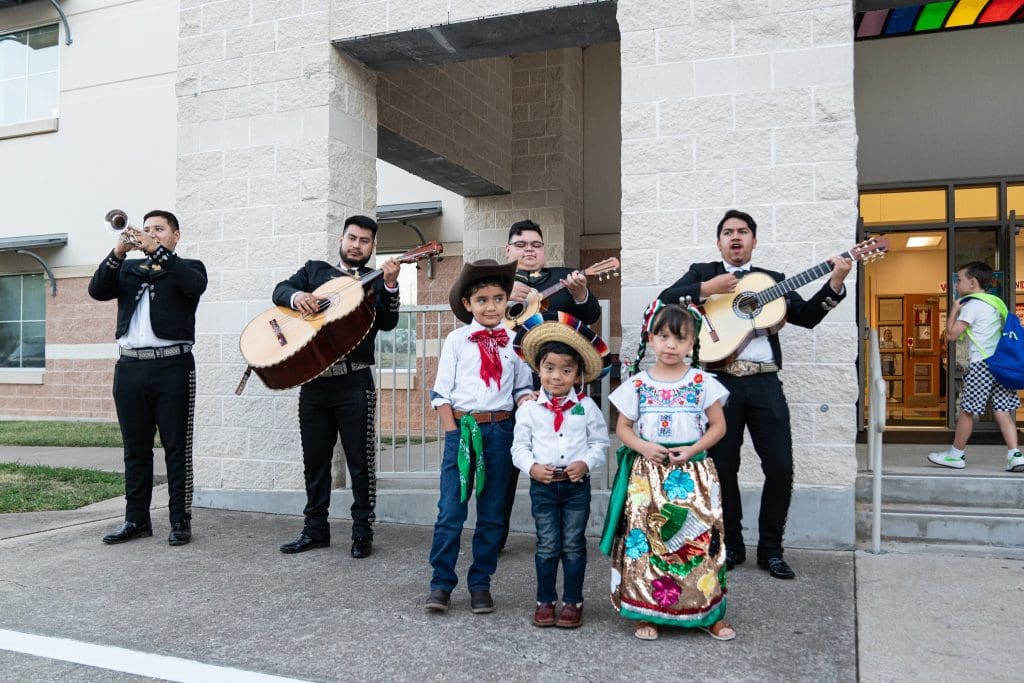 Hispanic Heritage Month was celebrated with Mariachi bands and music at Southwest, Harlandale, Lake Travis, and Copperfield ISDs!