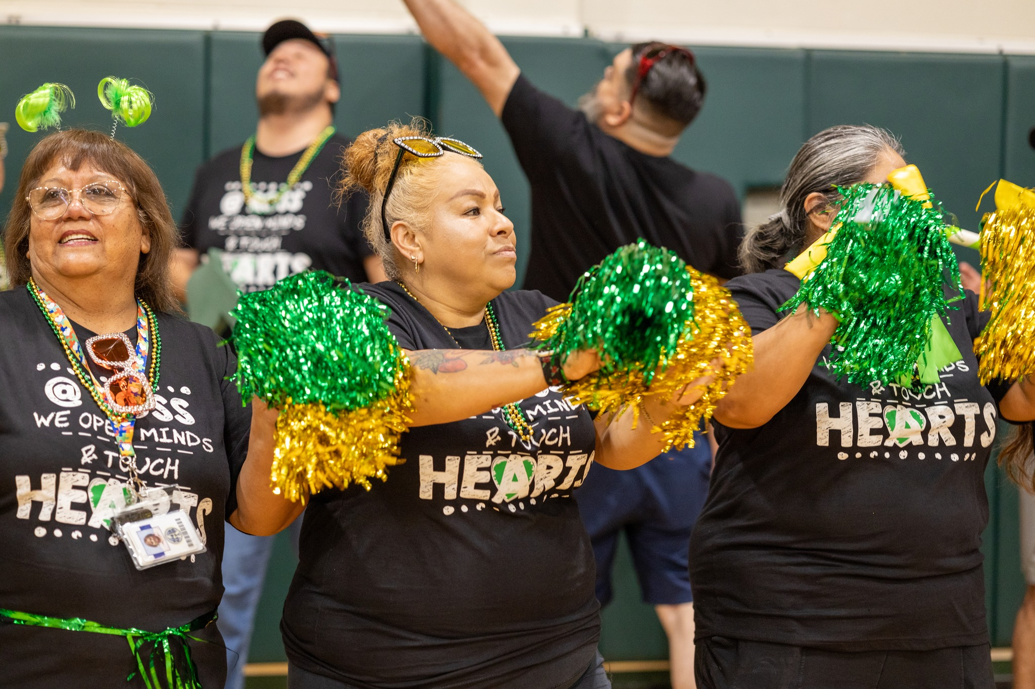 Northside ISD pep rally block walk