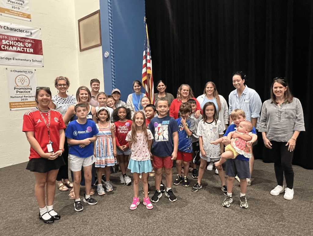 Cambridge Elementary's special event on Patriot's Day in Alamo Heights ISD honored the bravery and dedication of first responders.