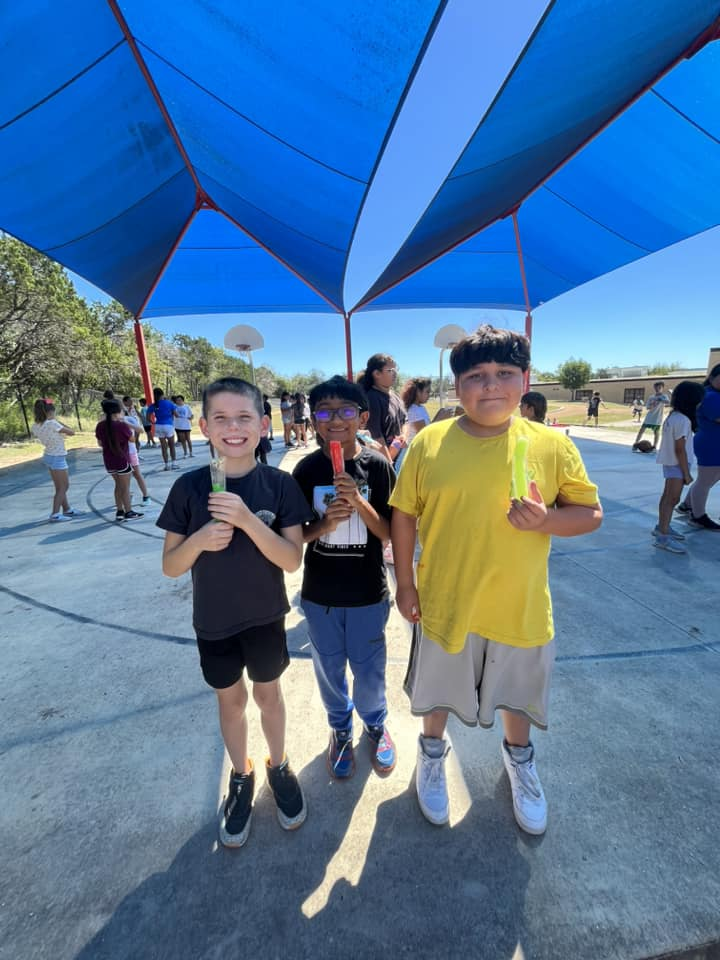 Kerrville ISD elementary students during activities