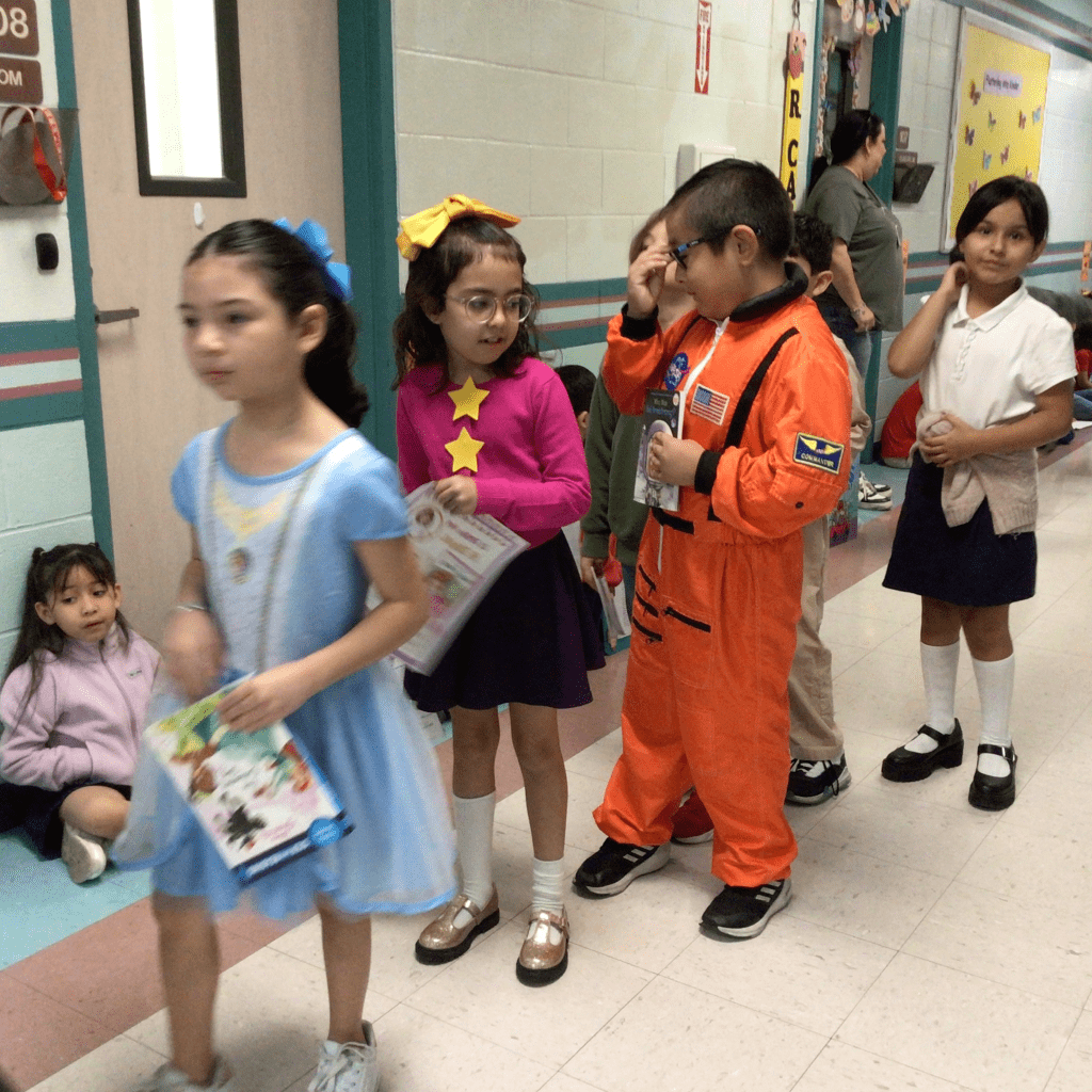 United ISD students at Muller Elementary celebrated a love for literacy with the Accelerated Reader Book Character Parade.