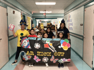 United ISD students at Muller Elementary celebrated a love for literacy with the Accelerated Reader Book Character Parade.