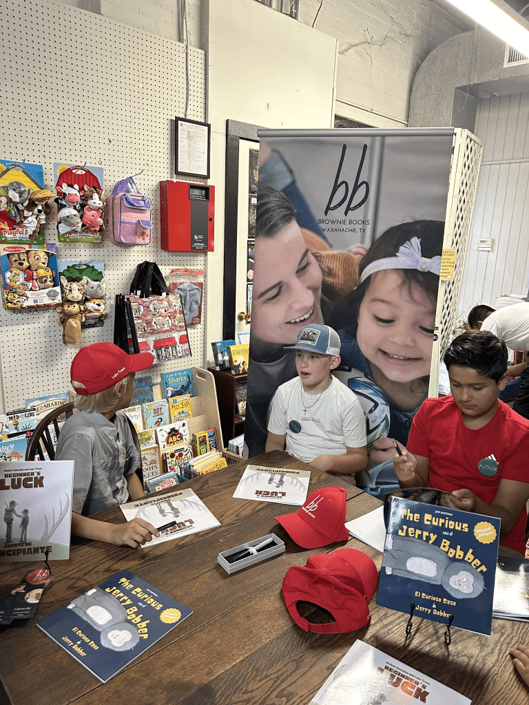 Wilemon STEAM Academy in Waxahachie ISD held their very own book signing event hosted by Brownie Books and O’Brien’s Bookshop!