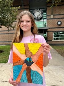 mlk student art contest contestant