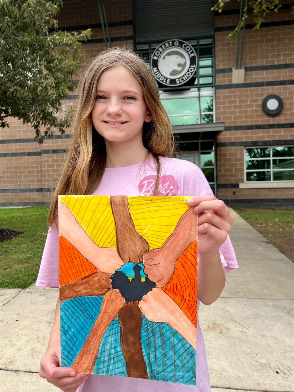 mlk student art contest contestant