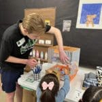 Azle ISD students from the district’s Special Education Transition Center visited Silver Creek Elementary for Pre-K Pet Adoption Day.