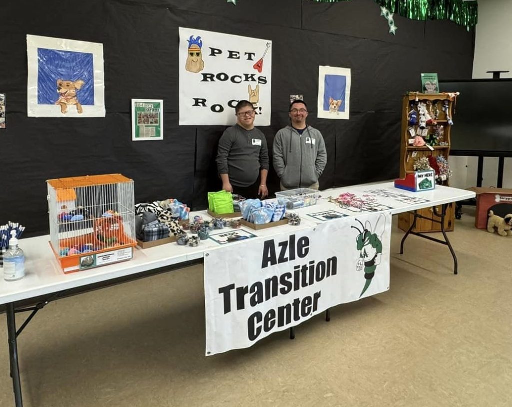 Azle ISD students from the district’s Special Education Transition Center visited Silver Creek Elementary for Pre-K Pet Adoption Day.