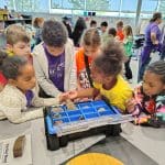 agle Mountain-Saginaw ISD shoots for the stars in an immersive space journey, hosted in the Lake Country Elementary School library services!